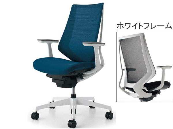 ボタニカルウエディング KOKUYO コクヨ品番 CR-GA3111E1KZB6-WNN オフィスチェア デュオラ ハイバック可動肘 アルミ脚  W710xD600xH970